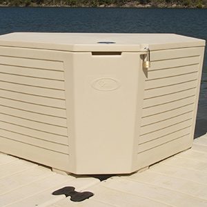 dock box -EZ Dock corner dock box